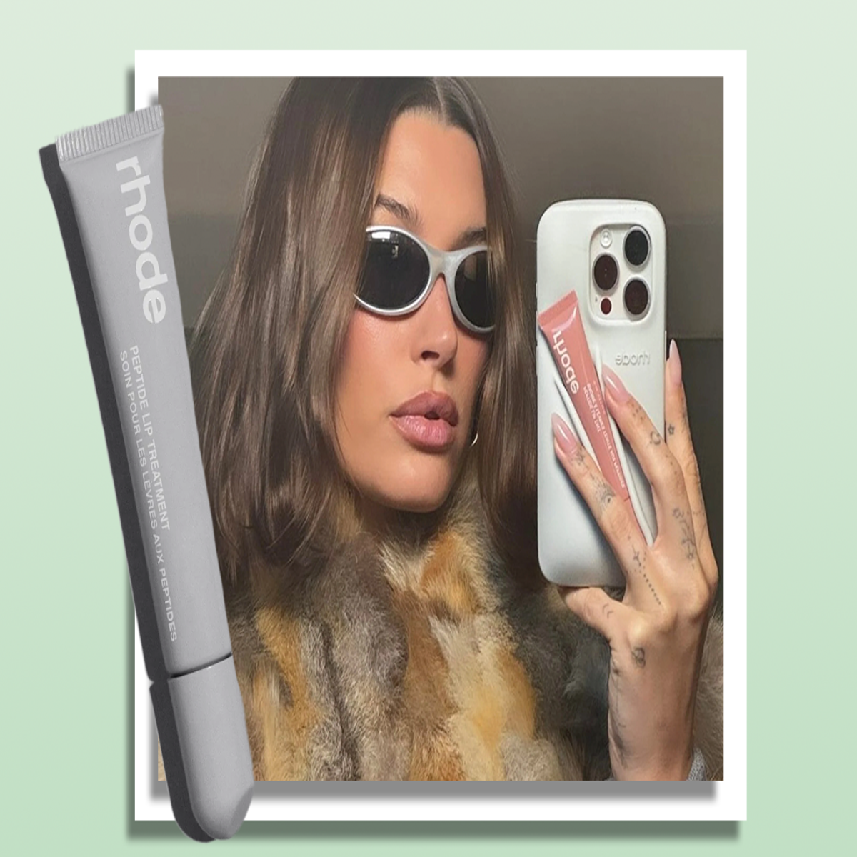 Hailey Bieber s viral rhode lip phone case is now available to buy